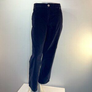 CROWN & IVY Women's Navy Blue Curvy Corduroy Pants - Size 24W - NWT
